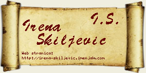 Irena Škiljević vizit kartica